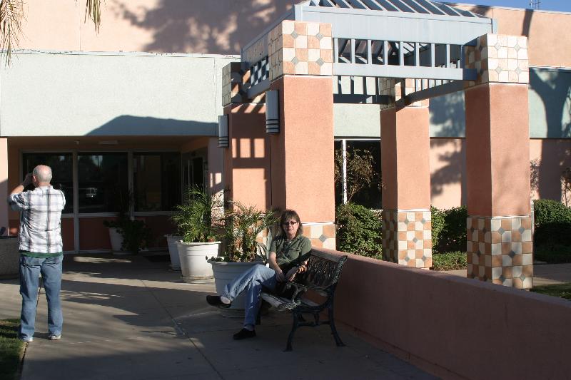 Carlsbad 035 Models lounging by the hospital